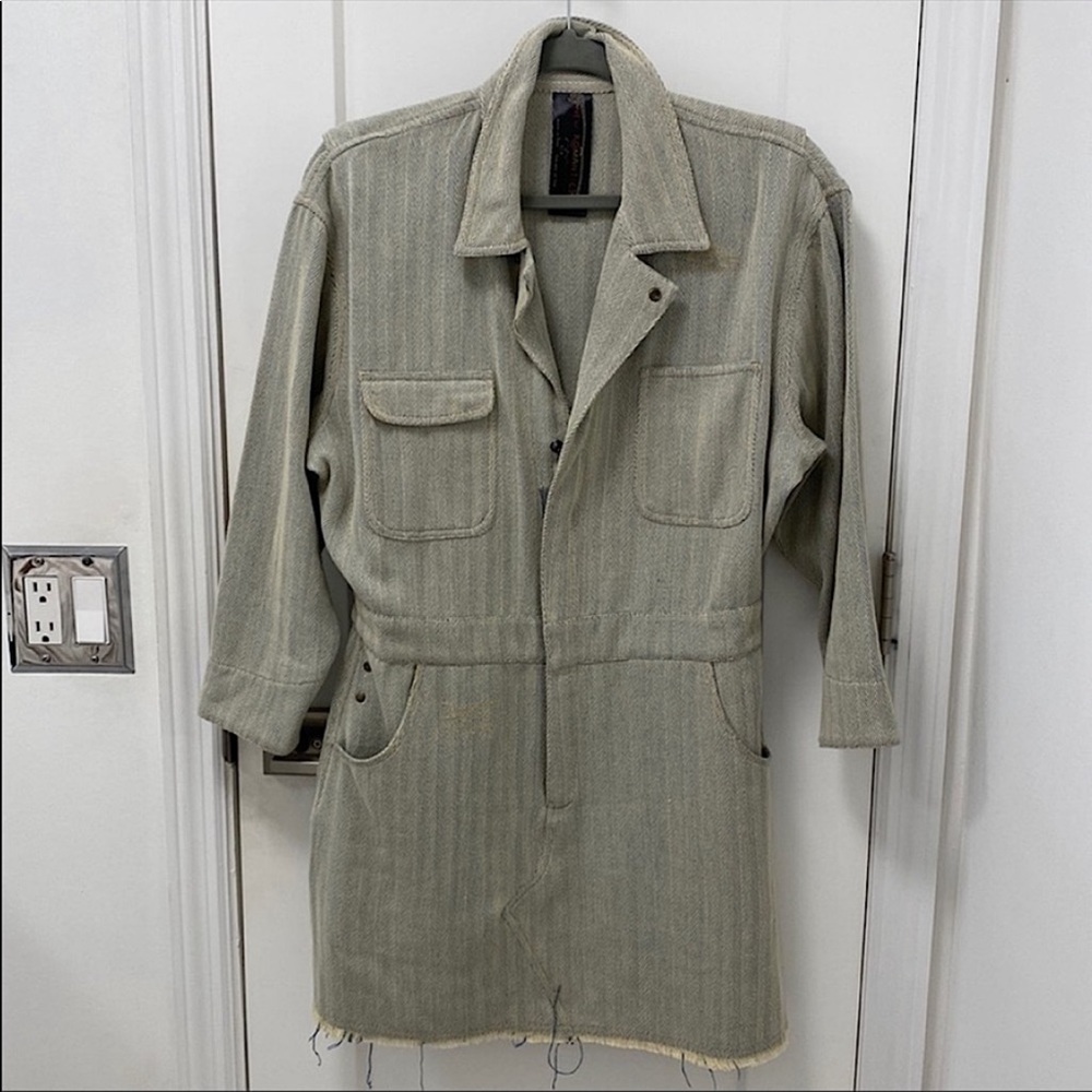 New Romantic FREE PEOPLE, Herringbone Brand New Dress (Small)